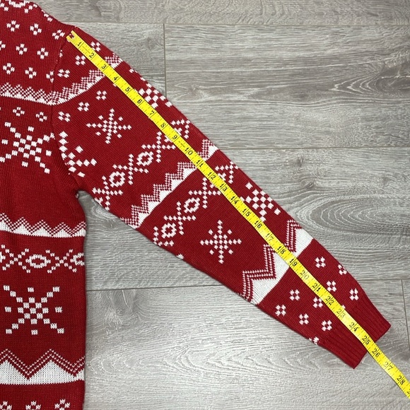 NWOT Rudolph The Red Nosed Reindeer Christmas Holiday Ugly Sweater L - Picture 8 of 16